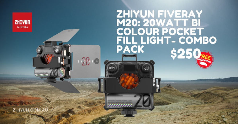 Introducing ZHIYUN FIVERAY M20 Lighting Series! Pocket-sized