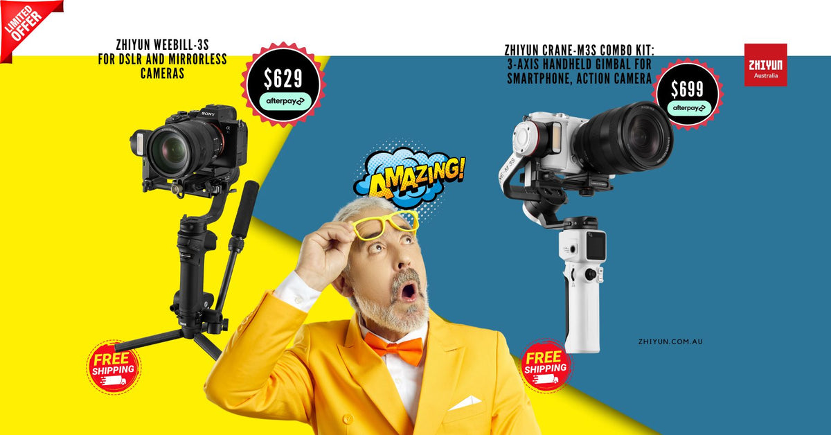 Latest Gimbals 2023 | Weebill 3S | Crane M3S Range | Zhiyun Australia