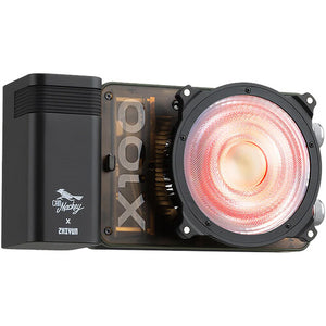 ZHIYUN MOLUS X100 RGB PRO: Pocket COB Light - Zhiyun Australia